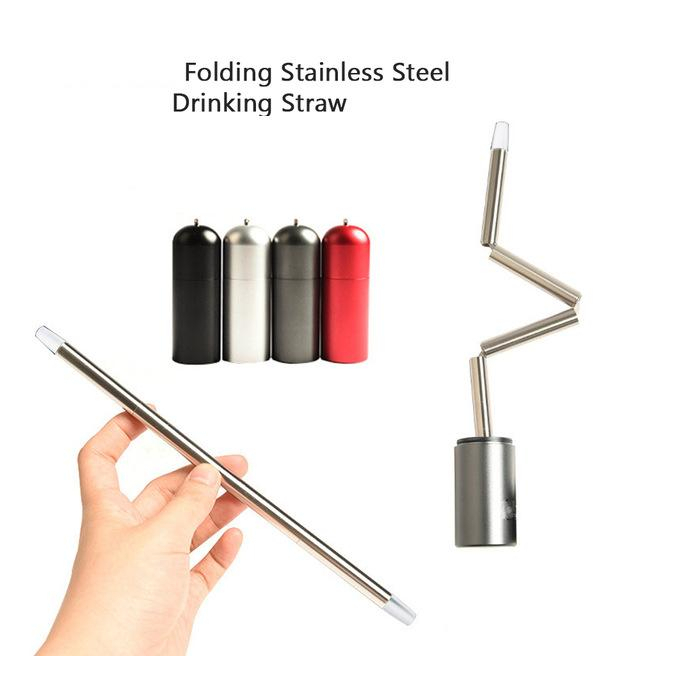 folding steel straw 888